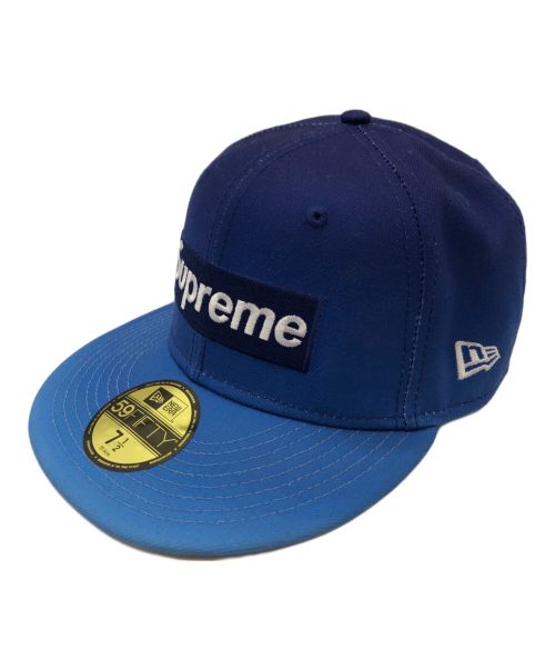 SUPREME（シュプリーム）Supreme (シュプリーム) New Era (ニューエラ) Gradient Box Logo ブルーの古着・服飾アイテム