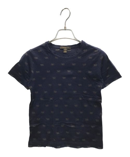 LOUIS VUITTON（ルイ ヴィトン）LOUIS VUITTON (ルイ ヴィトン) LVロゴ Tシャツ ネイビー サイズ:８の古着・服飾アイテム