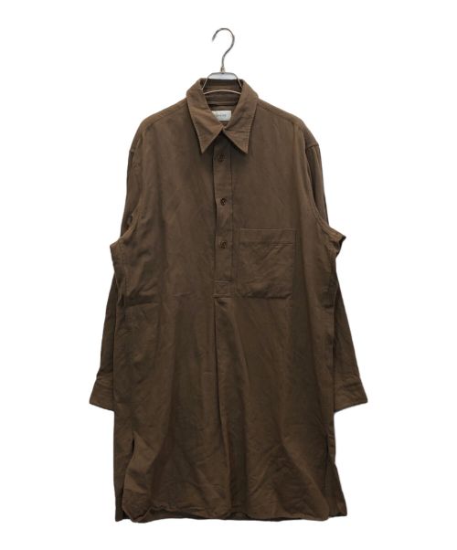 LEMAIRE（ルメール）LEMAIRE (ルメール) liquette shirt ブラウン サイズ:Sの古着・服飾アイテム