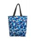 A BATHING APE (アベイシングエイプ) ABC CAMO TOTE BAG ブルー：9000円