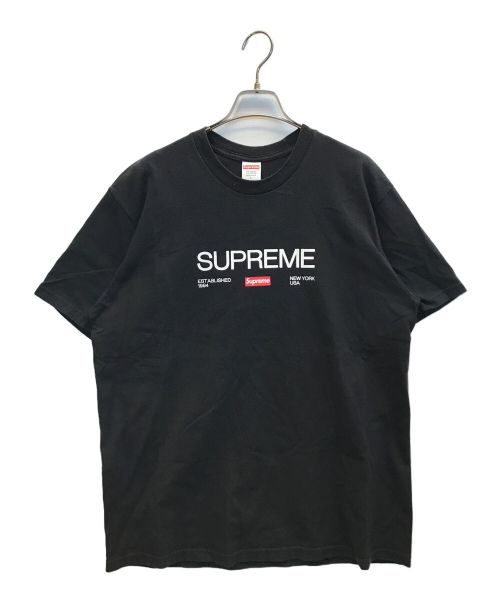 SUPREME（シュプリーム）SUPREME (シュプリーム) 21FW Est.1994 Tee ブラック サイズ:Lの古着・服飾アイテム