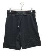 MONCLERモンクレール）の古着「Logo-Print Drawstring Shorts」｜ブラック