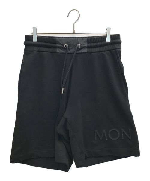 MONCLER（モンクレール）MONCLER (モンクレール) Logo-Print Drawstring Shorts ブラック サイズ:XSの古着・服飾アイテム