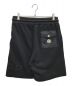 MONCLER (モンクレール) Logo-Print Drawstring Shorts ブラック サイズ:XS：16000円