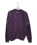 Needlesニードルズ）の古着「Mohair Cardigan - Solid」｜パープル