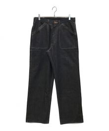 AT-DIRTY（アットダーティ）の古着「"WORKERS PANTS" B.DENIM」｜インディゴ