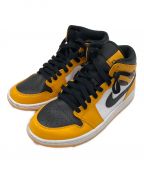 NIKEナイキ）の古着「Air Jordan 1 Mid」｜イエロー×ブラック