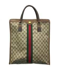 GUCCI（グッチ）の古着「シェリーライン GGトートバッグ」｜ベージュ