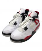 NIKEナイキ）の古着「AIR JORDAN 4 RETRO」｜ホワイト