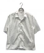 BLURHMSブラームス）の古着「Chambray Open-collar Shirt」｜ホワイト