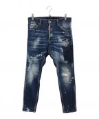 DSQUARED2ディースクエアード）の古着「RELAX LONG CROTCH JEAN」｜インディゴ