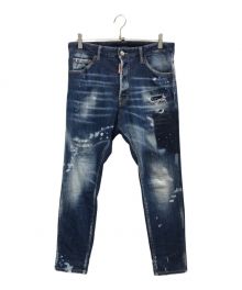 DSQUARED2（ディースクエアード）の古着「RELAX LONG CROTCH JEAN」｜インディゴ