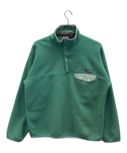 Patagonia SYNCHILLA（パタゴニア シンチラ）Patagonia SYNCHILLA (パタゴニア シンチラ) シンチラスナップTプルオーバー グリーン サイズ:Mの古着・服飾アイテム