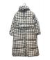 HER LIP TO (ハーリップトゥ) Loop Yarn Tweed Belted Down Coat ホワイト×ブラック サイズ:S 未使用品：18000円