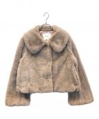 HER LIP TOハーリップトゥ）の古着「Winter Love Faux Fur Coat」｜ベージュ