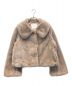 HER LIP TO（ハーリップトゥ）の古着「Winter Love Faux Fur Coat」｜ベージュ