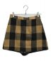 Her lip to（ハーリップトゥ）の古着「Etoile Block Check Skort」｜ブラウン×ブラック