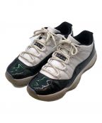 NIKEナイキ）の古着「AIR JORDAN 11 LOW EASTER」｜ホワイト×グリーン