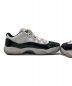 中古・古着 NIKE (ナイキ) AIR JORDAN 11 LOW EASTER ホワイト×グリーン サイズ:US9.5：10000円