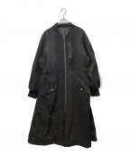 AVIREXアヴィレックス）の古着「MA-1 LONG COMBINATION COAT」｜ブラック