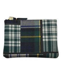 COMME des GARCONS（コムデギャルソン）の古着「TARTAN PATCHWORK ポーチ」｜グリーン×ブラック