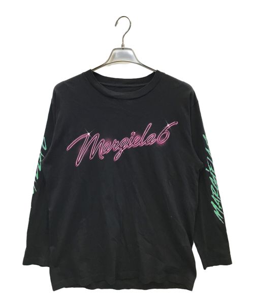 MM6 Maison Margiela（エムエムシックス メゾンマルジェラ）MM6 Maison Margiela (エムエムシックス メゾンマルジェラ) 20SS ロングスリーブTシャツ ブラック サイズ:XSの古着・服飾アイテム