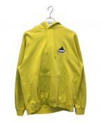 X-LARGEエクストララージ）の古着「SLANTED OG PULLOVER HOODED」｜イエロー