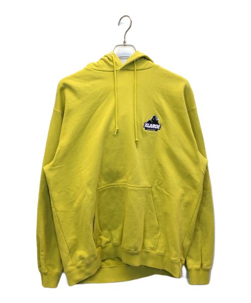 X-LARGE（エクストララージ）X-LARGE (エクストララージ) SLANTED OG PULLOVER HOODED イエロー サイズ:Lの古着・服飾アイテム