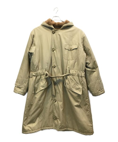 Abercrombie & Fitch（アバクロンビー アンド フィッチ）Abercrombie & Fitch (アバクロンビー アンド フィッチ) GRENFELL CLOTH (グレンフェル) 60s アルパカライナーコート ベージュ サイズ:44の古着・服飾アイテム