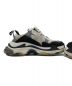 中古・古着 BALENCIAGA (バレンシアガ) TRIPLE S SNEAKER ホワイト×ブラック サイズ:UK6：30000円