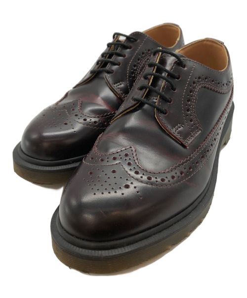 Dr.Martens（ドクターマーチン）Dr.Martens (ドクターマーチン) 5ホールレザーシューズ ボルドー サイズ:UK5の古着・服飾アイテム