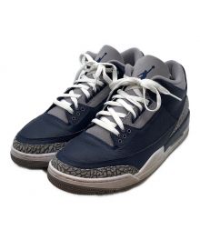 NIKE（ナイキ）の古着「Air Jordan 3 "Midnight Navy"」｜ネイビー×グレー