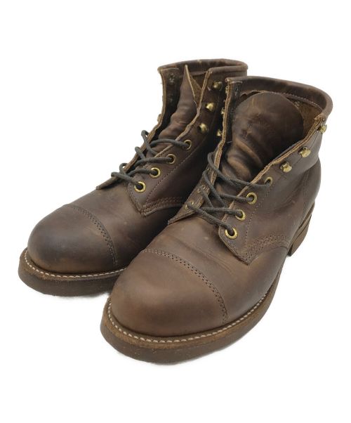 L.L.Bean（エルエルビーン）L.L.Bean (エルエルビーン) CHIPPEWA (チペワ) レースアップブーツ ブラウン サイズ:6.5Wの古着・服飾アイテム