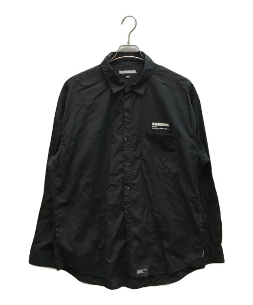 NEIGHBORHOOD（ネイバーフッド）NEIGHBORHOOD (ネイバーフッド) 23SS TRAD SHIRT LS ブラック サイズ:Lの古着・服飾アイテム