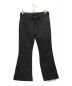 SUGARHILL (シュガーヒル) WASHED DOUBLE KNEE BELL BOTTOM PANTS ブラック サイズ:2：20000円