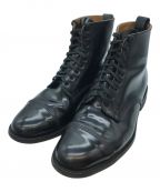 SANDERSサンダース）の古着「MILITARY DERBY BOOT」｜ブラック