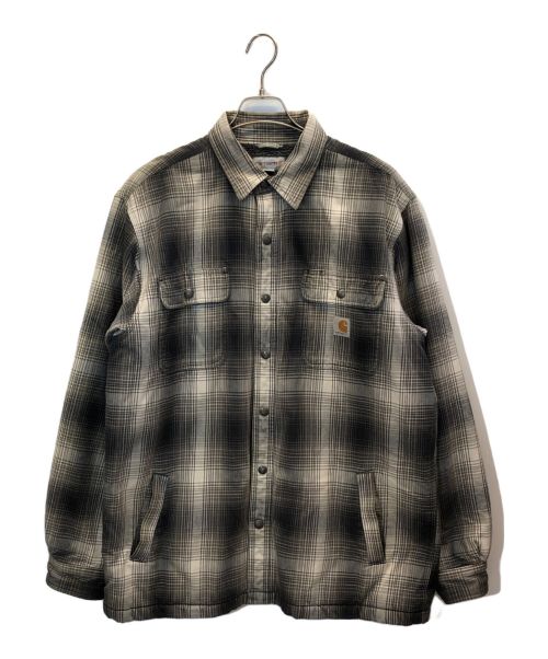 CarHartt（カーハート）CarHartt (カーハート) 裏ボアシャツジャケット ベージュ サイズ:Lの古着・服飾アイテム