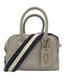 MARC JACOBS（マークジェイコブス）の古着「Gotham Small Bauletto Leather Satchel/Shoulder Bag」｜グレー