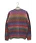 SNS (エスエヌエス) Mohair Knit Cardigan パープル×オレンジ サイズ:M 未使用品：15000円