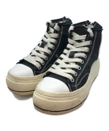 R13（アールサーティン）の古着「HIGH TOP SNEAKER」｜ブラック