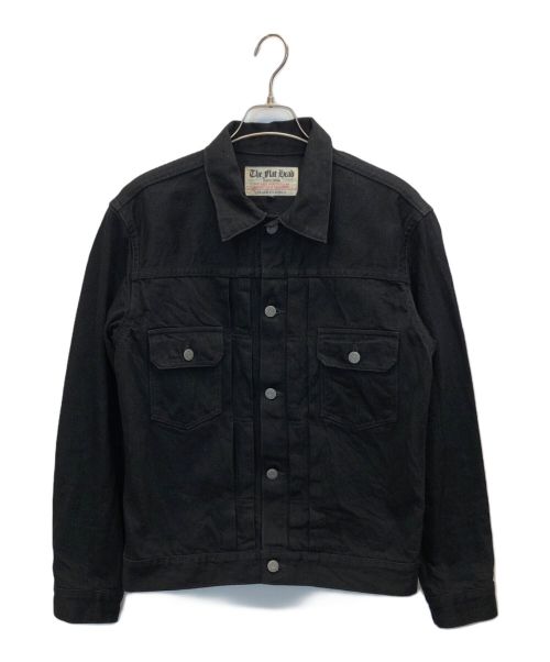 THE FLAT HEAD（ザ・フラットヘッド）THE FLAT HEAD (ザ・フラットヘッド) 14.5oz デニムジャケット ブラック サイズ:40の古着・服飾アイテム