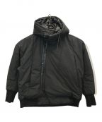 NILoSニルズ）の古着「FIXED PADDING HOODED JACKET」｜ブラック