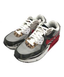 NIKE（ナイキ）の古着「AIR MAX90 LTR GS」｜グレー×レッド