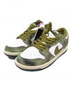 NIKEナイキ）の古着「SB DUNK LOW PRO QS」｜オリーブ×ホワイト