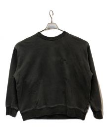 THE JEAN PIERRE（ジャンピエール）の古着「Pigmentdye Grunge Destroy Sweat Shirt」｜グレー