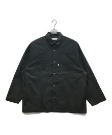 Graphpaper（グラフペーパー）の古着「Stretch Typewriter L/S Oversized Box Shirt」｜ブラック