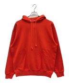 AURALEEオーラリー）の古着「SUPER MILLED Sweat PULLOVER PARKA」｜オレンジ