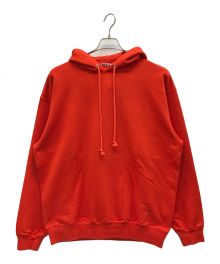 AURALEE（オーラリー）の古着「SUPER MILLED Sweat PULLOVER PARKA」｜オレンジ