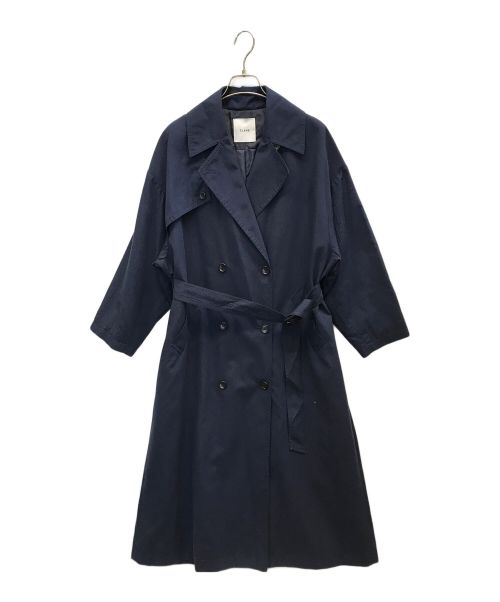 CLANE（クラネ）CLANE (クラネ) BACK FRILL TRENCH COAT ネイビー サイズ:Fの古着・服飾アイテム