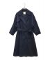 CLANE（クラネ）の古着「BACK FRILL TRENCH COAT」｜ネイビー